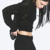 Low Waist Mini Suiting Shorts – Black