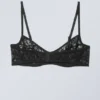 Lucy Lace Underwire Bra – Black