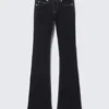 Luna Low Rise Skinny Bootcut Jeans – Blue Rinse – Dark Blue