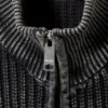 Mattias Regular Cardigan – Washed Black