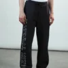 Mechatok Embroidered Sweatpants – Black