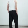 Mechatok Embroidered Sweatpants – Black