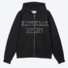 Mechatok Embroidered Zip Hoodie – Black