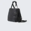 Medium Faux Leather Tote Bag – Dark