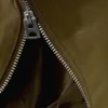 Medium Rounded Shoulder Bag – Dark Khaki Green