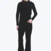 Mercury Mid Rise Relaxed Bootcut Jeans – Black Rinse – Black
