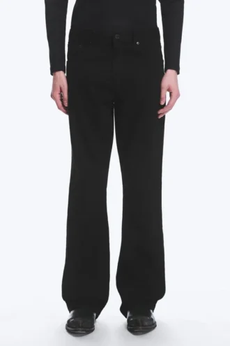 Mercury Mid Rise Relaxed Bootcut Jeans – Black Rinse – Black