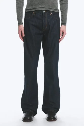 Mercury Mid Rise Relaxed Bootcut Jeans – Blue Rinse – Dark Blue