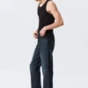 Mercury Mid Rise Relaxed Bootcut Jeans – Deep Sea Blue – Dark Blue