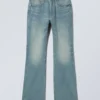 Mercury Relaxed Bootcut Leg Workwear Jeans – Cyan Dust – Medium Blue