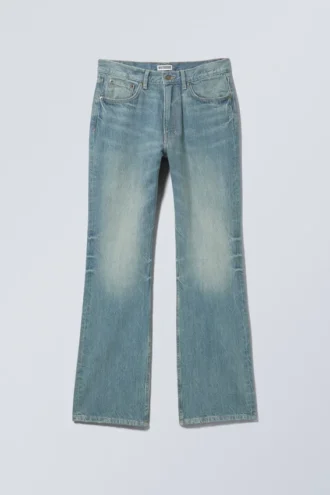 Mercury Relaxed Bootcut Leg Workwear Jeans – Cyan Dust – Medium Blue
