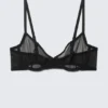 Mesh Wire Bra – Black