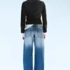 Messy Low Rise Regular Straight Jeans – Kite Blue – Medium/Light Blue | Cheap Monday Gb