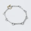 Metal Link Necklace – Silver & Golden