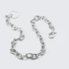 Metal Link Wallet Chain – Silver