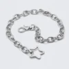 Metal Link Wallet Chain – Silver