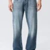 Meteor Low Rise Relaxed Straight Jeans – Board Blue – Medium Blue
