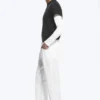 Meteor Low Rise Relaxed Straight Jeans – Dirty White – White