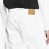 Meteor Low Rise Relaxed Straight Jeans – Dirty White – White