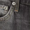 Meteor Low Rise Relaxed Straight Jeans – Dusky Black – Black