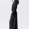 Mid-Rise Baggy Studded Graphic Sweatpants – Studded Black