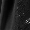 Mid-Rise Baggy Studded Graphic Sweatpants – Studded Black
