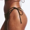 Mid Rise Brazilian Tie Bikini Bottoms – Dark Brown