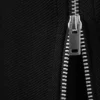Mid Rise Flared Zip-Up Trousers – Black