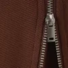 Mid Rise Flared Zip-Up Trousers – Brown