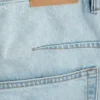 Mid Rise Loose Dart Detailed Denim Shorts – Dream Blue – Light Blue