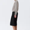 Mid Rise Loose Suiting Shorts – Black
