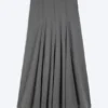 Mid Rise Panelled Maxi Skirt – Dark Grey Melange