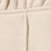 Mid Rise Pintuck Flared Sweatpants – Light Beige