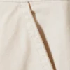 Mini Cotton Cargo Skirt – Off-White
