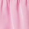 Mini Lace Satin Shorts – Pink – Black Lace