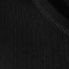 Mini Rib Crop Top – Black