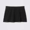 Mini Slit Skirt – Black