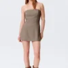 Mini Tube Suiting Dress – Mole Melange