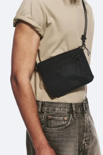 Mini Utility Crossbody Bag – Black