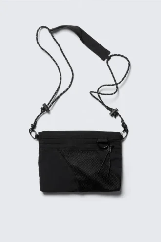 Mini Utility Crossbody Bag – Black