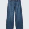 Missy Embellished Low Rise Straight Leg Jeans – Embellished Blue – Dark Blue