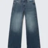 Missy Low Rise Loose Straight Jeans – Blue Hymn – Medium Blue