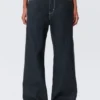 Missy Low Rise Loose Straight Jeans – Blue Rinse – Dark Blue