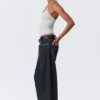 Missy Low Rise Loose Straight Jeans – Blue Rinse – Dark Blue