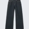 Missy Low Rise Loose Straight Jeans – Blue Rinse – Dark Blue