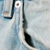 Missy Low Rise Loose Straight Jeans – Broken Blue – Light Blue