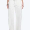 Missy Low Rise Loose Straight Jeans – Dirty White – White