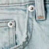 Missy Low Rise Loose Straight Jeans – Ghost Blue – Light Blue