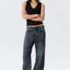 Missy Low Rise Loose Straight Jeans – Pandora Blue – Dark Blue