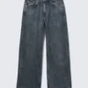 Missy Low Rise Loose Straight Jeans – Pandora Blue – Dark Blue